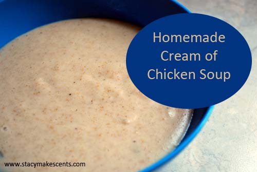 Making your own cream of chicken soup is so easy! Why wouldn't you do it? Skip the MSG and go for the good stuff!
