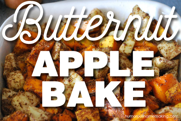 butternut apple bake