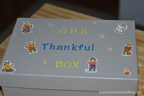 our thankful box
