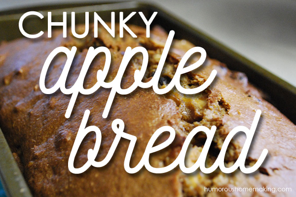chunky apple bread