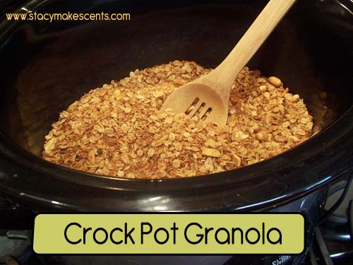 Crock Pot Granola. The crockpot makes short work of the cooking process, and it’s harder to burn the granola this way.