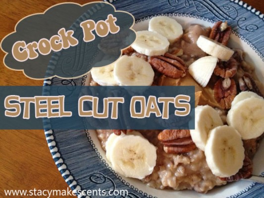 I love having this Crockpot Steel Cut Oatmeal ready for me when I wake up! Just prep it all the night before and let it cook overnight! Wake up to a delicious, hearty breakfast.