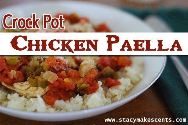 I don't care how you pronounce it, this Crockpot Chicken Paella is just yummy! It's a great dinner idea for those busy days when life just gets away from you!