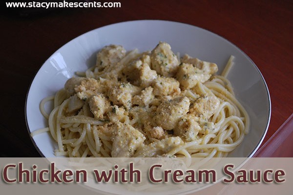 This recipe started out as a remake of the Pioneer Woman's Linguine with Clam Sauce and then morphed into its own thing... its own delicious thing. Drop what you're doing and go make this Chicken with Cream Sauce.
