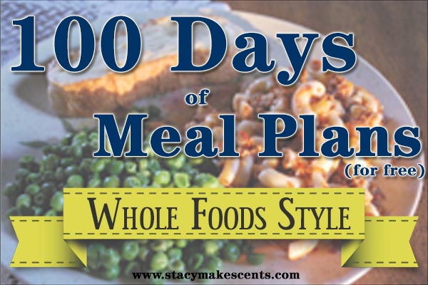 Over 3 months worth of meal plans all laid out for you! No thinking on your part. Just shop and cook!"
