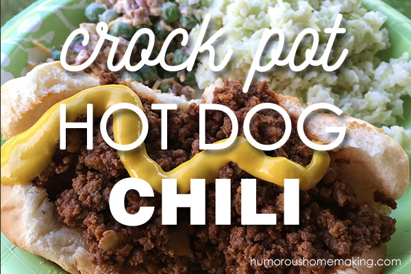 crock pot hot dog chili