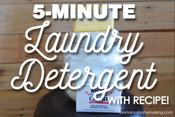 homemade laundry detergent