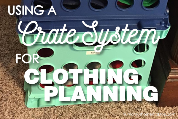 crate system for clothes