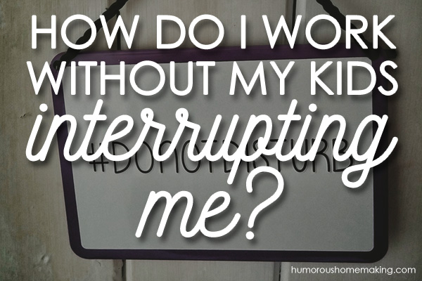 kids interrupt