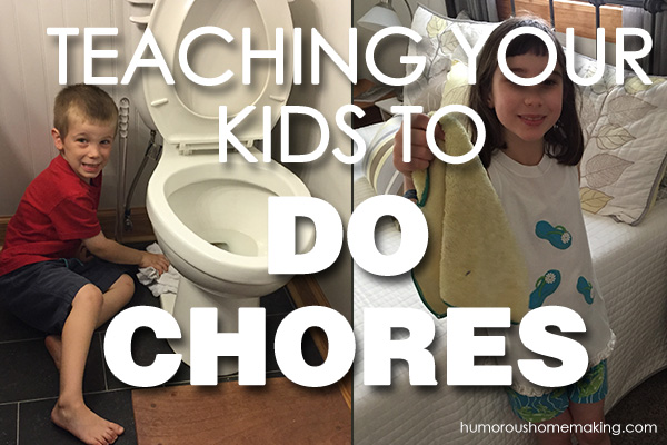 teaching kids to do chores