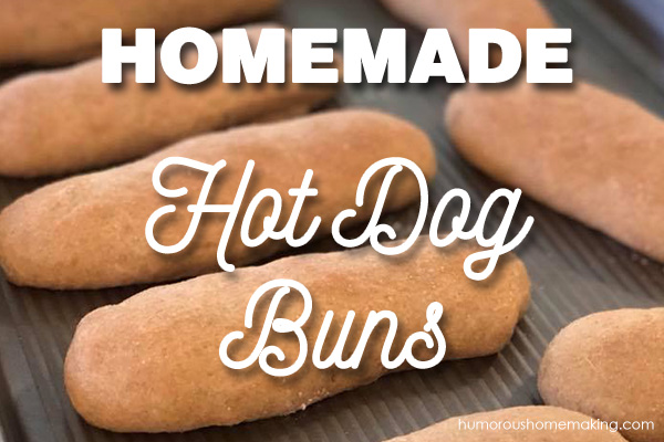 homemade hot dog buns