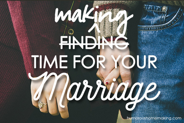 finding time for marriage