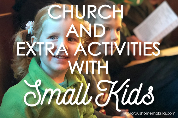 church with small kids