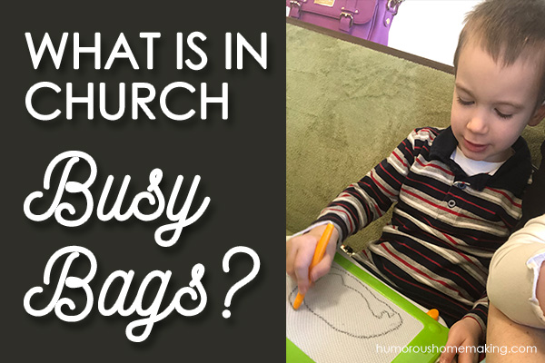 church busy bags