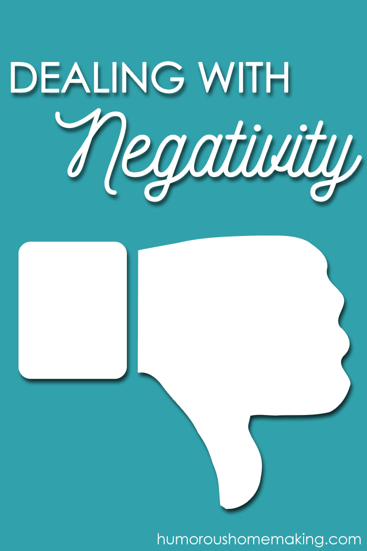 dealing with negativity