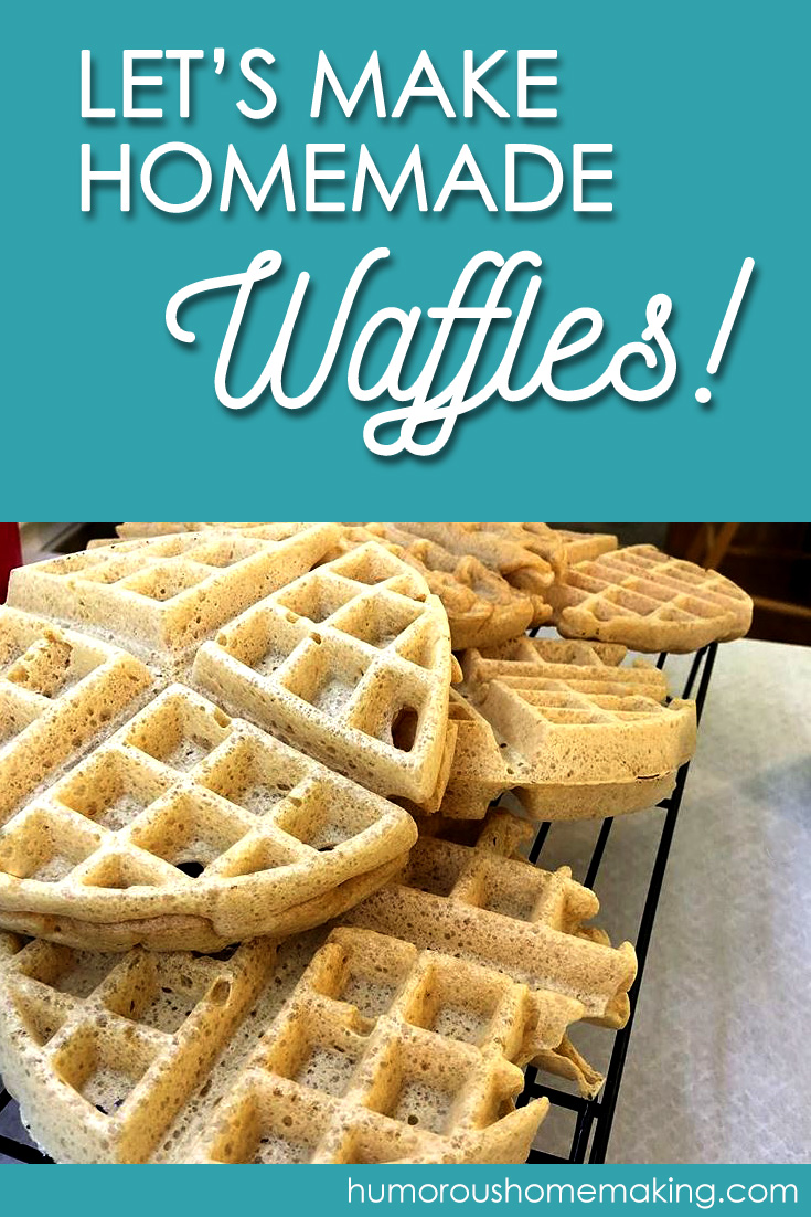 make homemade waffles