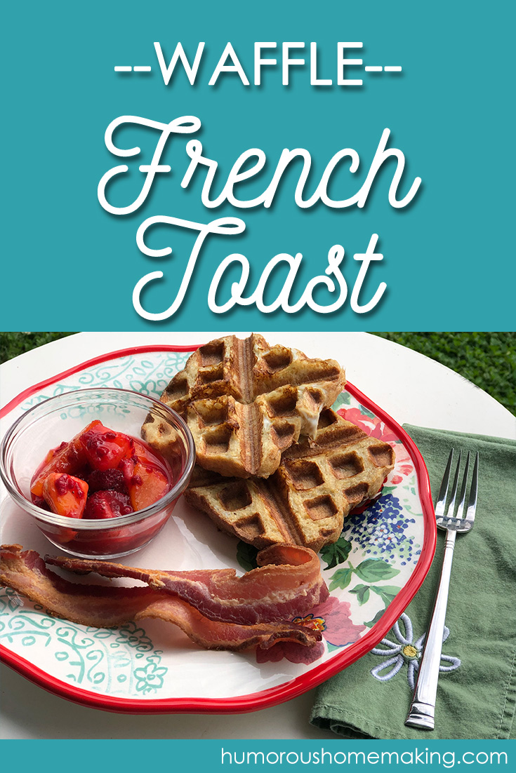 french toast in waffle maker