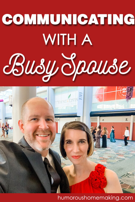 communicating with a busy spouse
