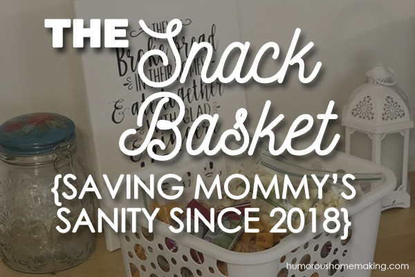 snack basket for kids