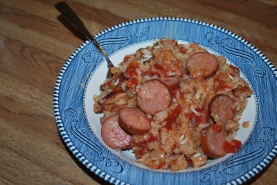 Crock Pot Spanish Rice with Sausage Crock Pot Spanish Rice with Sausage