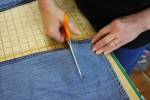 How To Turn Jeans Into a Skirt