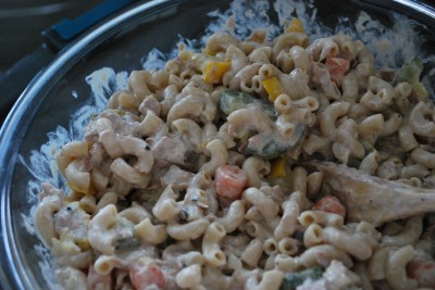 Veggie Tuna Pasta Salad