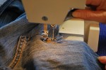 How To Turn Jeans Into a Skirt