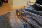 How To Turn Jeans Into a Skirt