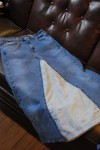 How To Turn Jeans Into a Skirt
