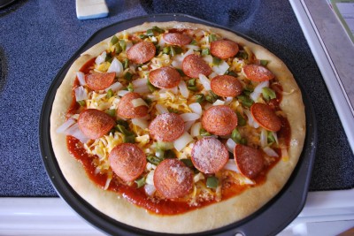 Yeast Bread Pizza Crust