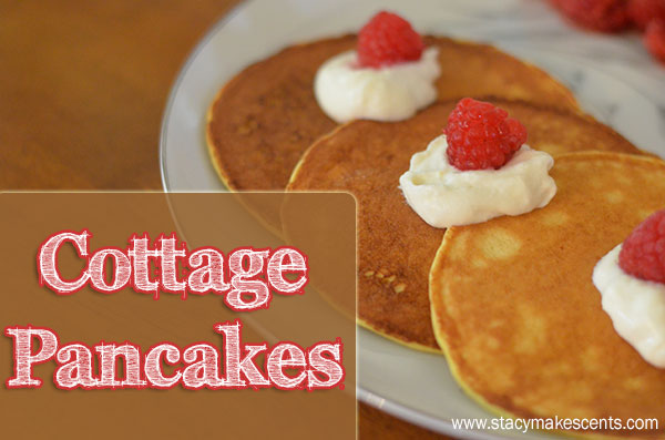 Cottage Pancakes. These grain free pancakes use almond flour and coconut flour along with my secret ingredient to make the most delicious breakfast evah!