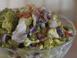 Hot Broccoli Salad